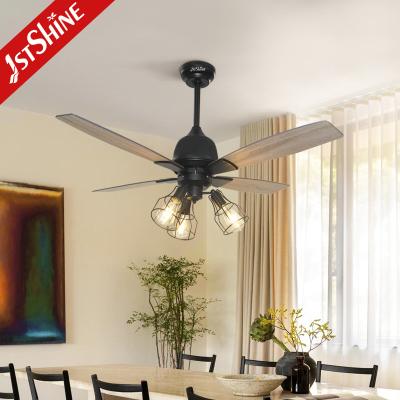 China Fan de techo industrial interior del estilo de 48 pulgadas con teledirigido ligero en venta