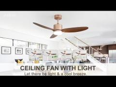 DC LED Ceiling Fan Manufacturer Rose Gold High Speed Energy Saving