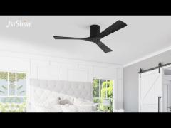 3-Blade Wooden Ceiling Fan With DC Motor Remote Control