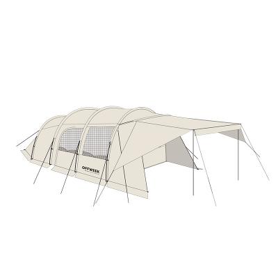 China Camouflage/field game camping tents large tunnel events waterproof large person dome outdoor tents 6-8-12 for sale