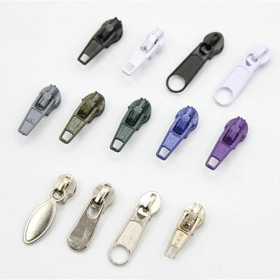 China Other Wholesale Zinc Alloy Nylon Bag Custom Zippers Zipper Sliders With Pull Zipper Puller for sale