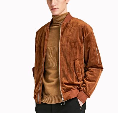 China QUICK DRY custom loose casual suede jacket for men for sale