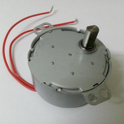 China TH-50 Motor AC 110-120V 2.5-3RPM Totally Enclosed Synchronous Double 4W D-cut for sale