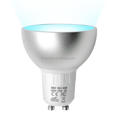 China Dimable Led Cup 5w RGB+CW 2700-6500K Smart Cup 5w RGB+CW 2700-6500K Benexmart Smart Homekit Light Bulb GU10 Light Bulb Tuya WiFi Homekit Alexa Google LED Light Bulb Zigbee Remote Control for sale