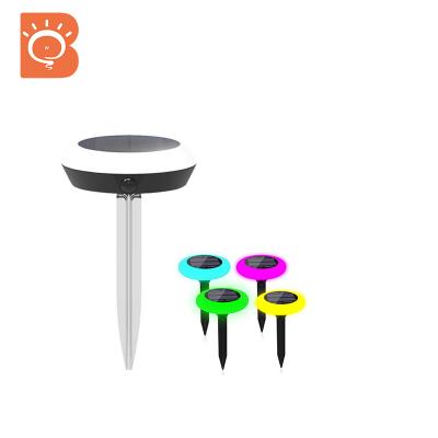 China Benexmart Smart Solar Garden Light Outdoor Built in Battery Tuya Smart Garden Light Work with Alexa Google Home Music Light for sale