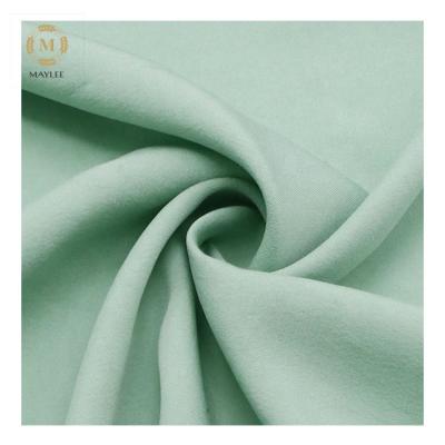 China Sustainable 16735# 72% Lyocell28%Recycled Polyester Woven Fabric For Womens Dresses Coats Pants for sale