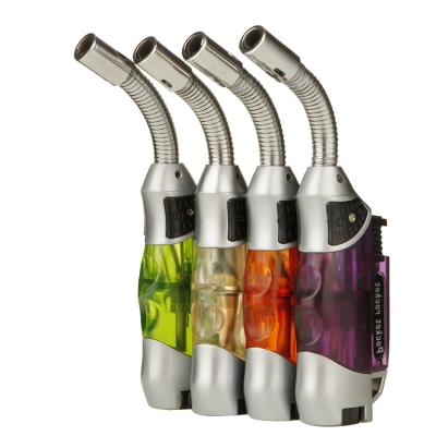 China New Arrival GF8631 Custom Single Set Mini BBQ Flame Gun Smoking Blowlight Jet Multifunction Lighter for sale