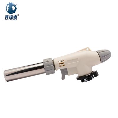 China TLH-991 Custom Adjustable Windproof BBQ Flame Lighter Torch Butane Handheld Torch Heads for sale