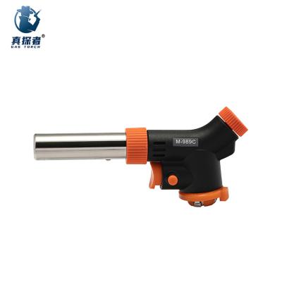 China TLH-990 Gas OEM Jet Flame Big Kitchen Butane Torch Lighter Gun Head For BBQ for sale