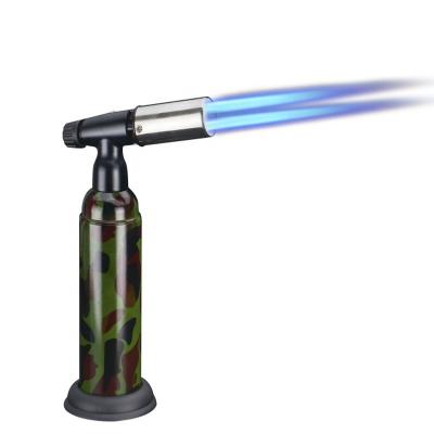 China Creative Refillable GF926 Butane Gas Lighter Torches With Custom Logo Welding for sale