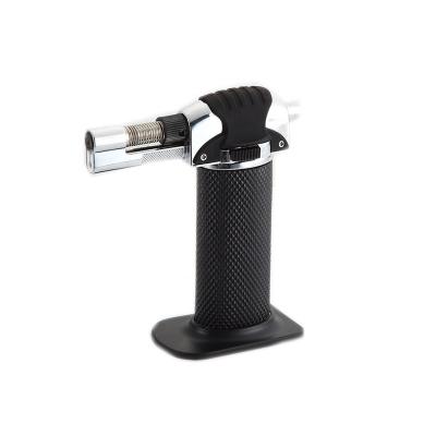 China New Arrival Gf-821 Butane Refilling Torch Fireplace Handheld Flame Lighter for sale