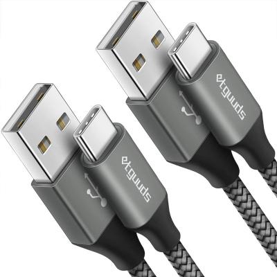 China Mobile Phone USB C Cable 3A Fast Charging, etguuds USB A to Type C Charger Cord Braided Compatible with Samsung Galaxy A10e A20 A50 A51 A71, S2 for sale