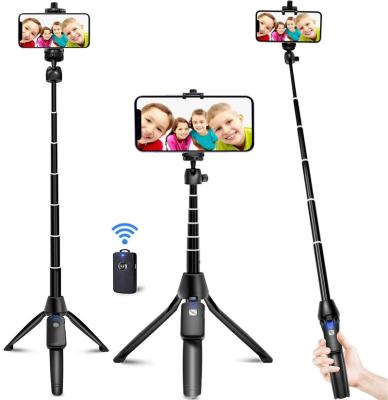 China Waterproof 40 inch Extendable Selfie Stick Tripod, Phone Tripod with Wireless Remote Shutter Compatible for iPhone 13 12 11 pro Xs Max Xr X for sale