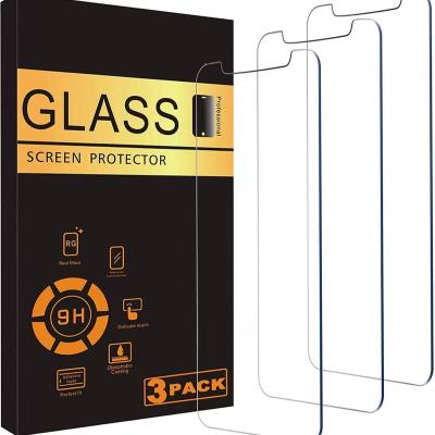 China For iPhone 14 Screen Glass Protector Compatible For iPhone 14pro 6.1 inch 3 Pack Tempered Glass for sale