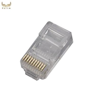 China High quality 10 pin 10P10C automotive rj45 connector, rj11 rj45 connector for sale