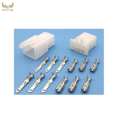 China Motorcycle Automotive Connector 2.8mm Terminal Plug , 6 Pin Male And Female Auto Connector for sale