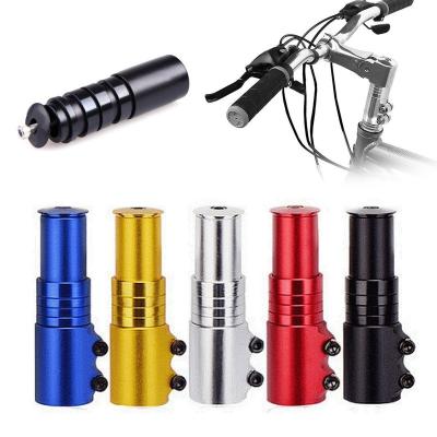 China Bicycle Handlebar Riser 12cm Bicycle Fork Stem Supplement Fork Rise Up Extension Handlebar Riser Aluminum Alloy MTB Bike Riser Mountain Bikes Making One cycle the party for sale