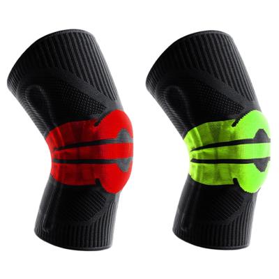 China Universal 1 Pcs Knee Patella Protector Brace Silicone Spring Knee Pad Basketball Compression Knee Sleeve Support Sports Kneepads for sale