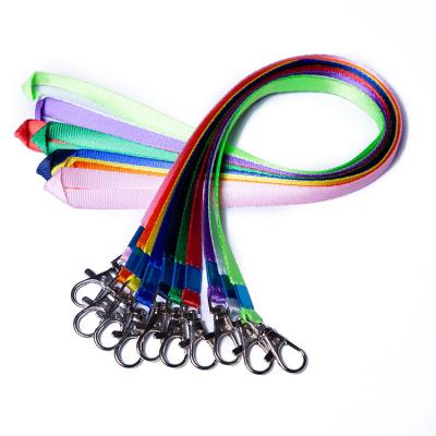 China Custom Polyester Lanyards Full Color Printing Neck Straps With Logo Holders Custom Keychain With Card for sale