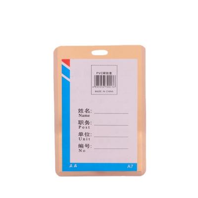 China High Quality Custom Transparent Holder C PVC Holder Aluminum Alloy Metal ID Card Holder Logo Hand Wrist Webbing Strap for sale