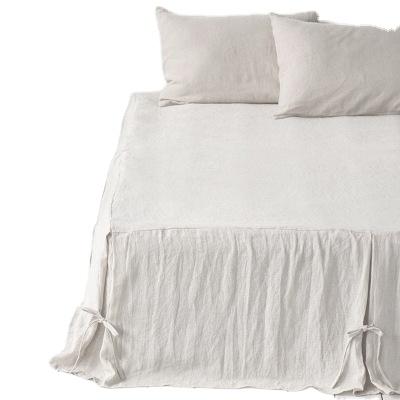 China Wholesale Portable Cotton Linen Hotel, Fitted Modern Bed Sheet Bedding Set for sale