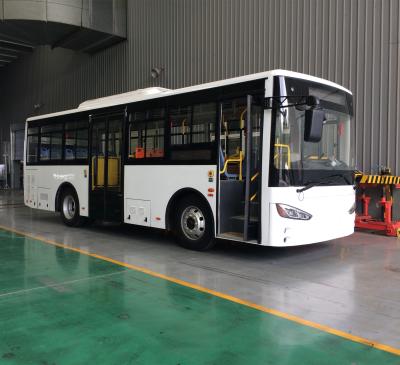 China Precio de fábrica ambiental eléctrico puro del poder verde del autobús de la ciudad de 8,9 asientos del metro 32+1 en venta en venta