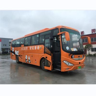 China 12m Leaf Spring / Airbag Suspension 49 Sitzplätze LHD Diesel Bus Tour Bus Euro 6 zu verkaufen