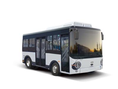 China 5.9m Minibús eléctrico 14 asientos autobuses de piso bajo autobuses verdes para el transporte público. en venta