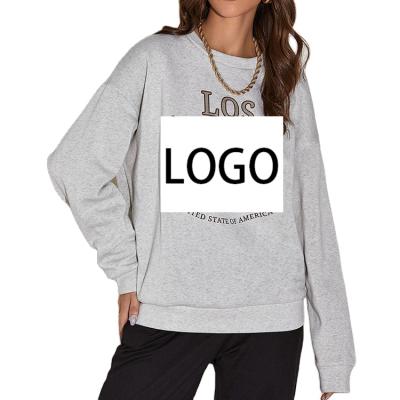 China 2021 Custom Anti-wrinkle Sweatshirt Letter And Print Drop Shoulder Sweatshirt Fleece Animal Sweatshirt for sale