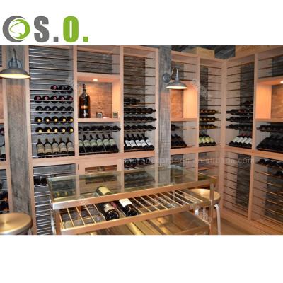 China Custom wine shop design wine shop design with box case for decoration furniture for sale