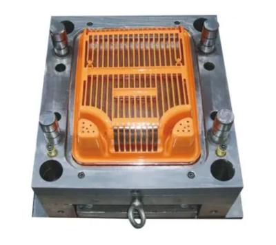 China Custom Service Size/Color/Thickness/Hardness/Logo/ Plastic Injection Turnover Box Mould for Injection Vegetable Fruit Crate for sale