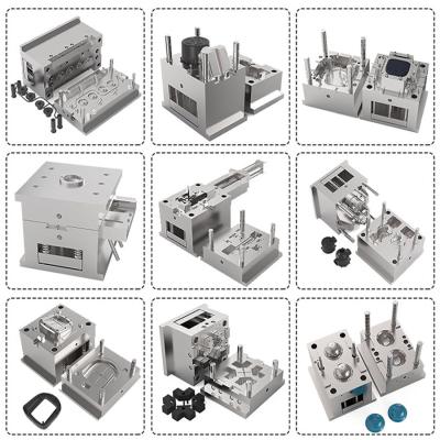 China Customized Plastic Mould Design for Various Materials PA66/PC/PE/PVC/PMMA/PP/ABS/ASA/TPU/POM/Acetal/Acetron for sale