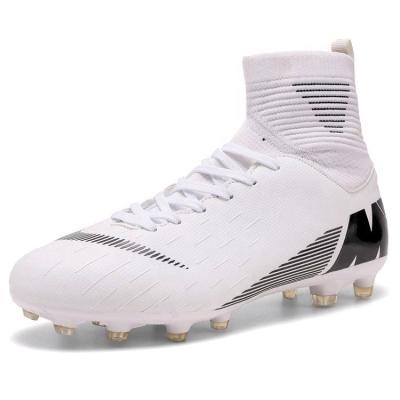 China Boot Cutie Soccer Boots, OEM American Football Futsal Zapatillas High Cut Shoes, Mens Black Outdoor Soccer Shoes for sale