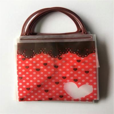 China High Quality Eco - Friendly Gift Shopping Plastic Bag With Hard Handle for sale