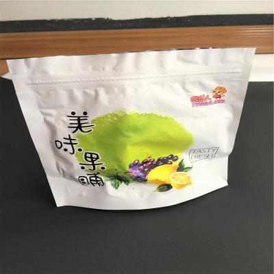 China 2021 fashional printed recyclable stand up handle seal ziplock bag for food for sale