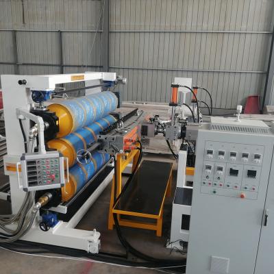 China Plastic Granules Board Making Machinery Double Side Extrusion Laminating Machine for sale