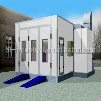 China 12.3kw spray booth meet ISO and CE certification, second hand car paint booth 7000*5500*3300mm for sale