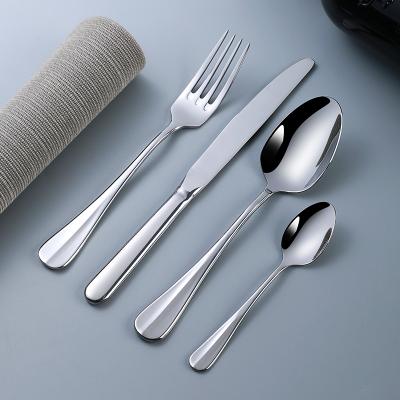 China Durable High Quality Elegant Heavy Stainless Steel Flatware Flatware Sets for sale