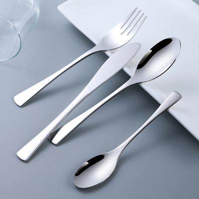 China Airline Flatware Set Kids Cutlery Spoon Knife Fork Kids Cutlery Set Stainless Steel Silver Plated Royal Sustainable Daily for sale