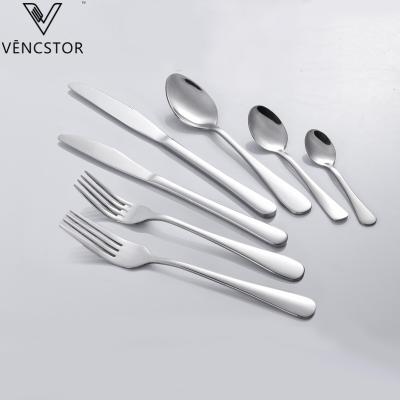 China Reusable Reusable Metal Restaurant Hotel Flatware Gift Stainless Steel Cutlery Set for sale