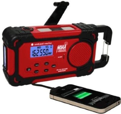 China PORTABLE Solar FM/AM Weather Radio for sale