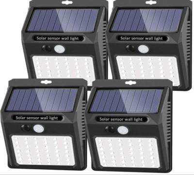 China Polycarbonate 42 LED Security Motion Sensor Lights Solar Wireless IP 65 Outdoor Waterproof Outdoor Lights for Garden Patio Garage Fence for sale