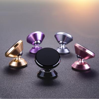 China Luxury Classic Cute PORTABLE Around Smartphone Universal Magnetic 360 Degree Car Mobile Phone Holder for Android iPhone Huawei Samsung IOS for sale