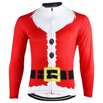 China Breathable Women Long Sleeves Cycling Tank Top Road Sun-protector Bike Tops MTB Tank Tops Christmas Style for sale