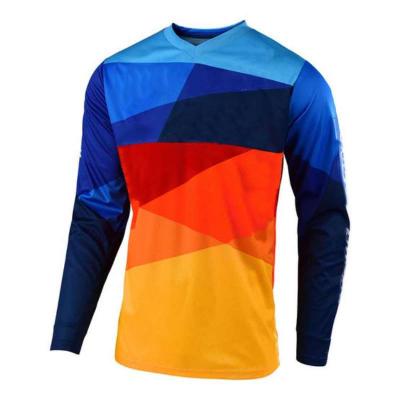 China Breathable Quick Dry Downhill Bike Shirts Custom MTB MTB Cycling Jersey Downhill Clothing for sale