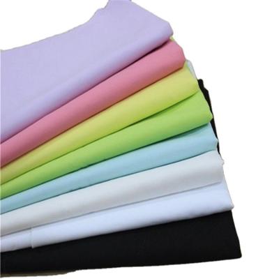 China Solid Dyed Polyester Cotton Poplin Fabric Viable Plain Weave Fabric For Shirting Canvas for sale