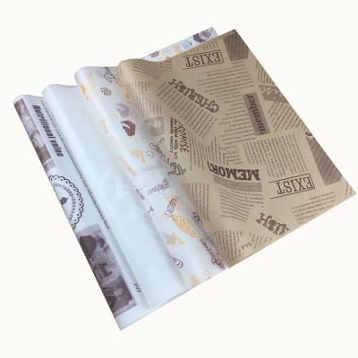 China China Manufacture Custom Waterproof Kraft Paper Wax For Burger for sale