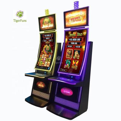 China Casino Entertainment Casino Entertainment 43 Inch Curved Screen Jinse Dao 4 In 1Slot Game Machine With New Ideck Casino / Slots Cabinet For Fale for sale