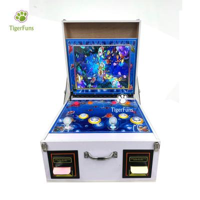 China 2 Player 19 Inch Mini Fish Game Table With 20 in 1 Game Board and Bill Acceptor 60*60*40cm 60*60*40cm for sale