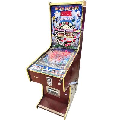 China High Quality Acrylic Wood+ Taiwan Wood+ 5 Balls 6 Balls Playing Pinball Game Machine for sale